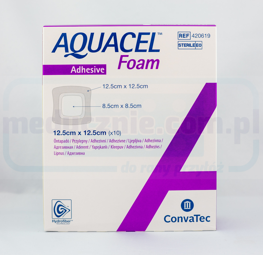 Aquacel Foam Adhesive 12,5*12,5см багатошарова пінопластова пов'язка 1шт